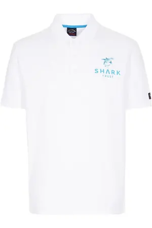 Поло хлопковое с принтом PAUL & SHARK