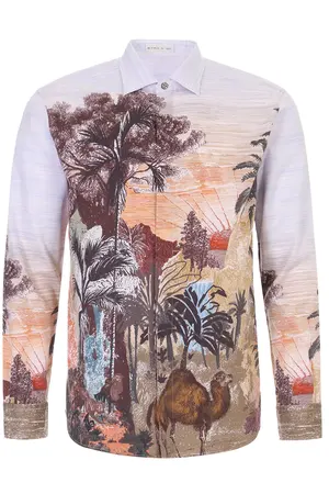 Рубашка хлопковая regular fit ETRO