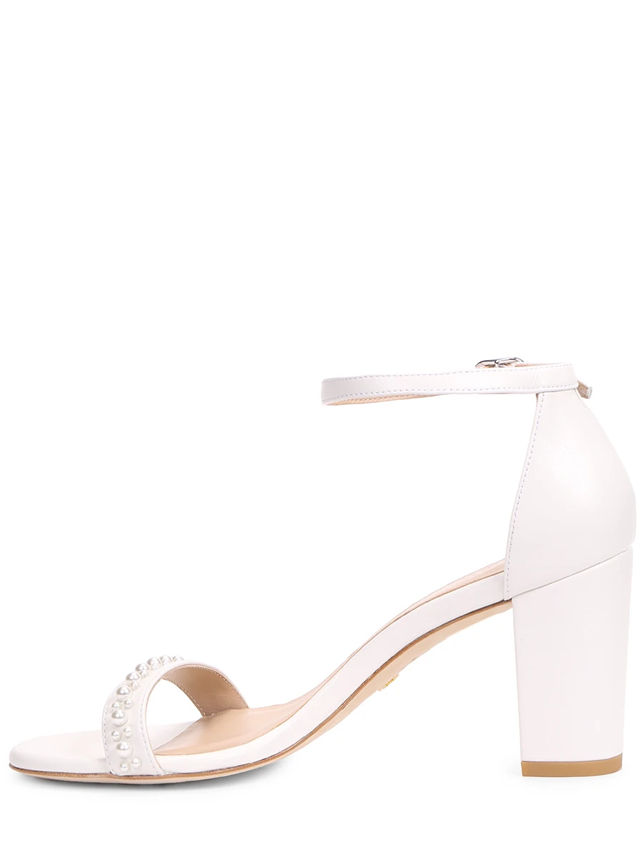 Где купить Босоножки кожаные Nearlynude STUART WEITZMAN Stuart Weitzman