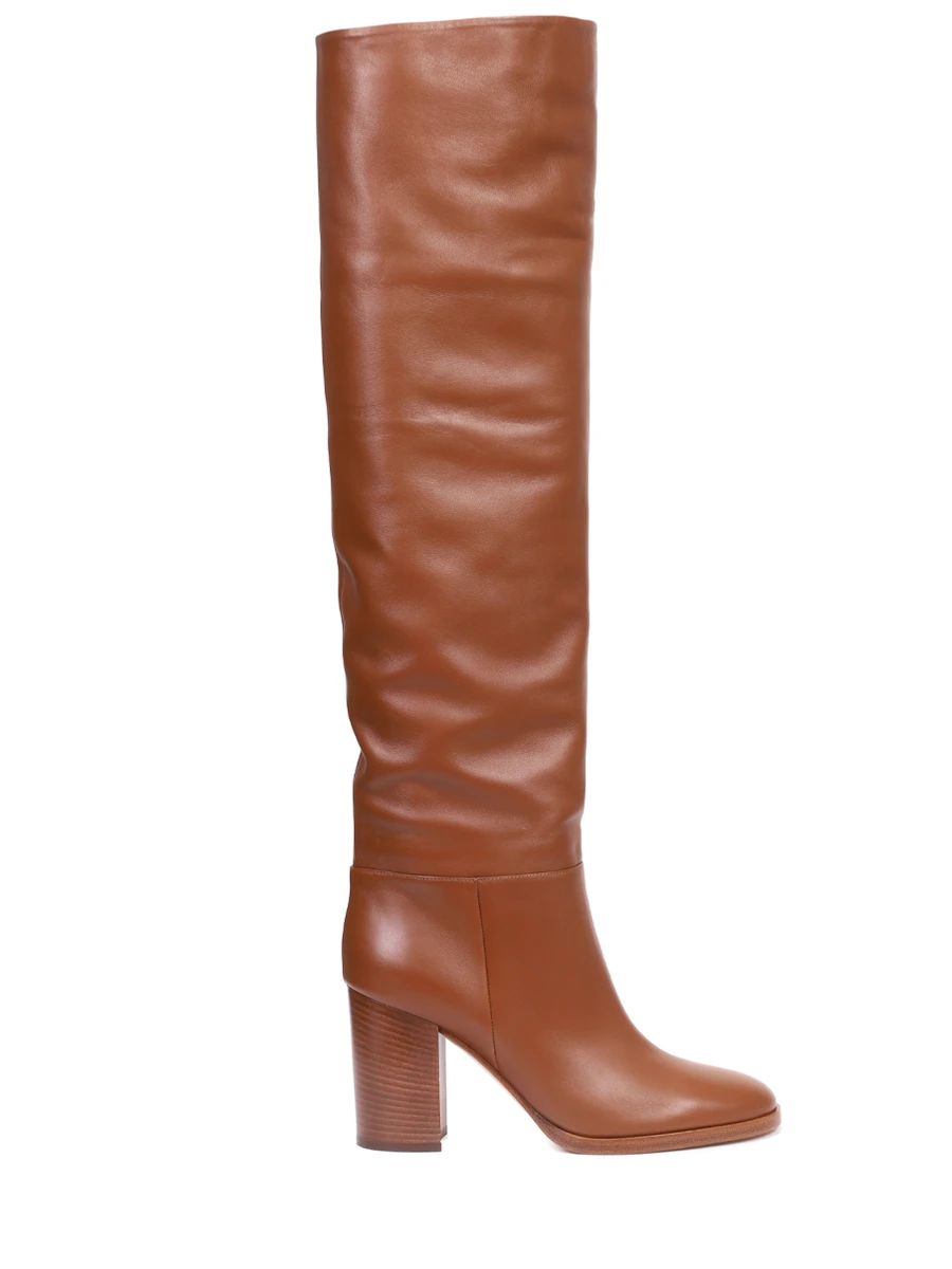 Где купить Сапоги кожаные Santiago Cuissard GIANVITO ROSSI Gianvito Rossi