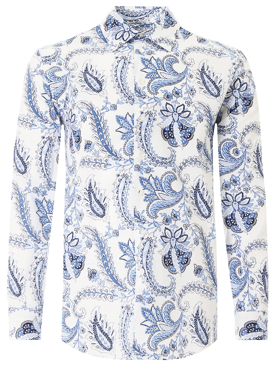 Где купить Рубашка Slim Fit хлопковая ETRO Etro
