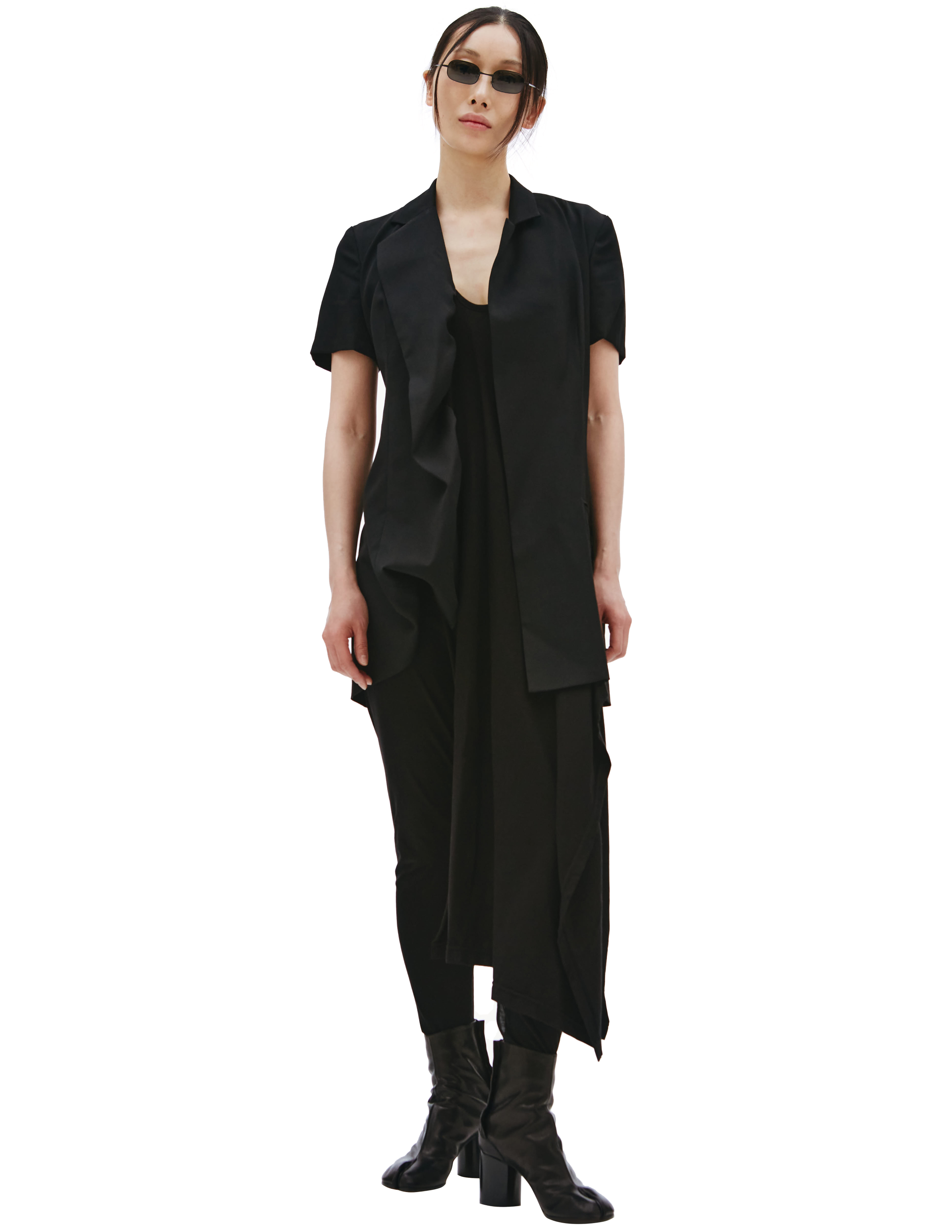 Где купить Асимметричный жакет с короткими рукавами Yohji Yamamoto 