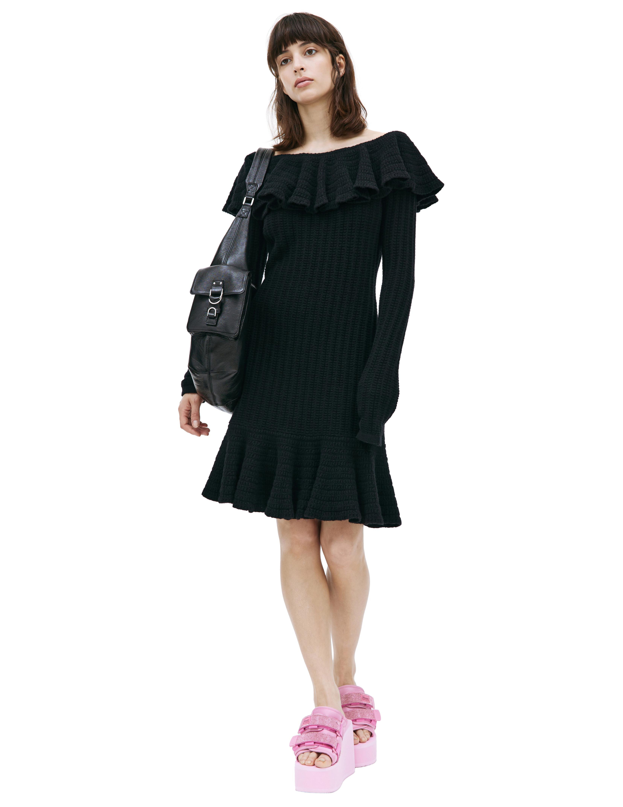 Где купить Вязаное платье мини Blumarine