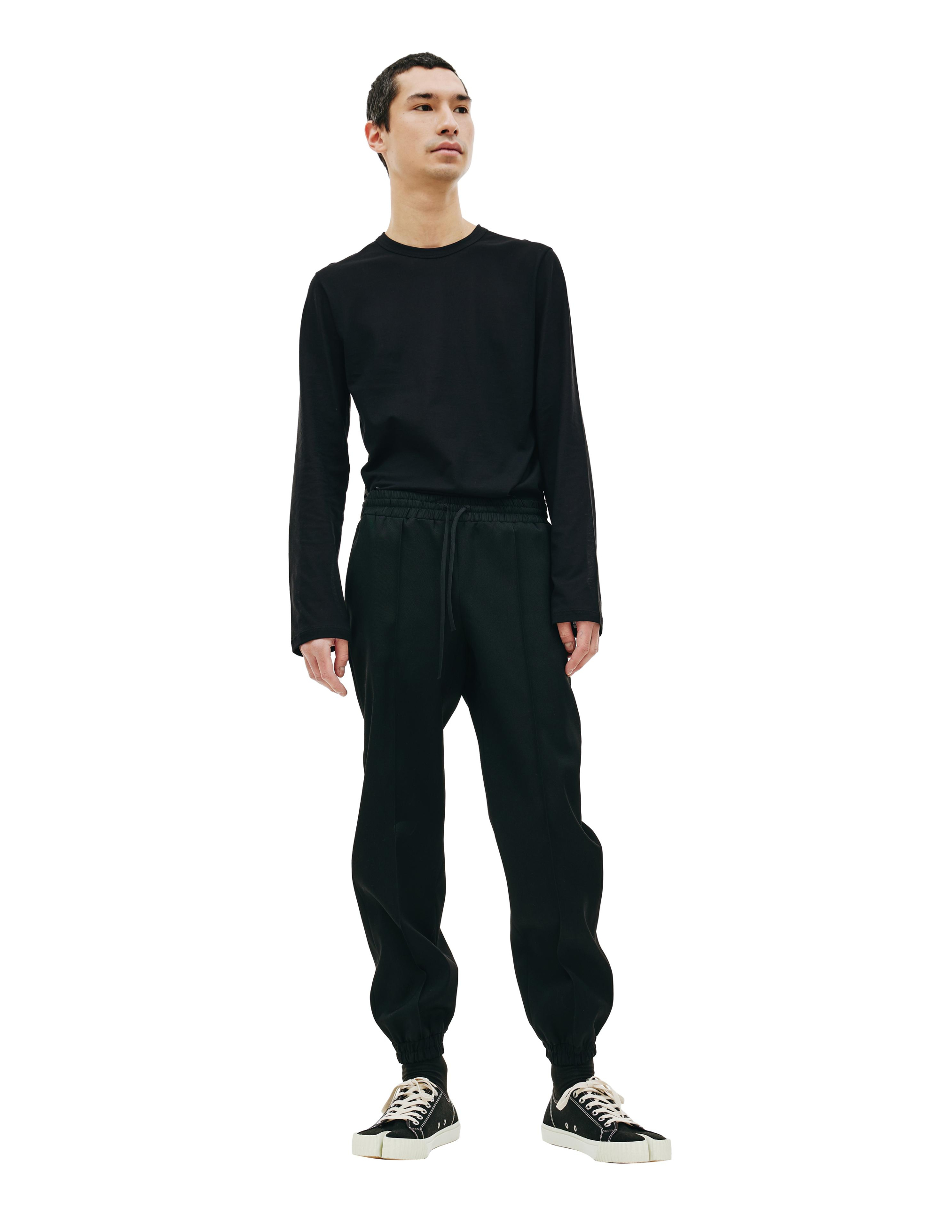 Где купить Шерстяные брюки со стрелками Jil Sander 