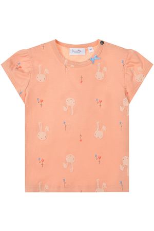 Футболка персикового цвета Sanetta Kidswear