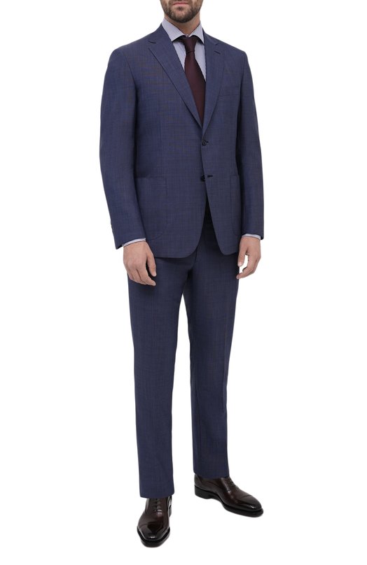 Где купить Костюм из смеси шерсти и шелка Brioni Brioni