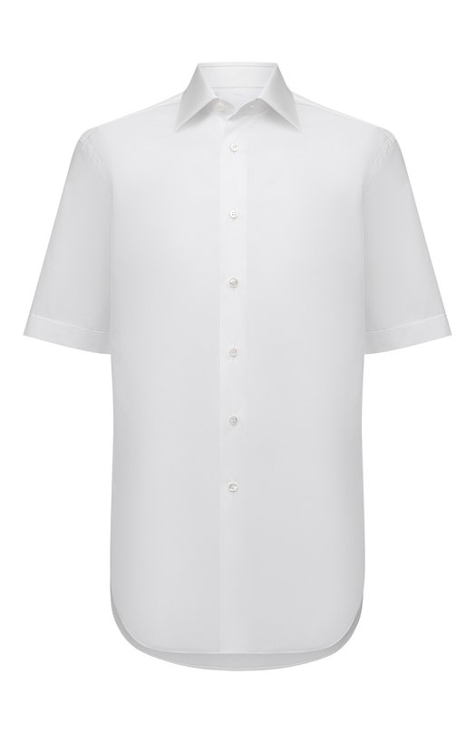 Где купить Хлопковая рубашка Brioni Brioni