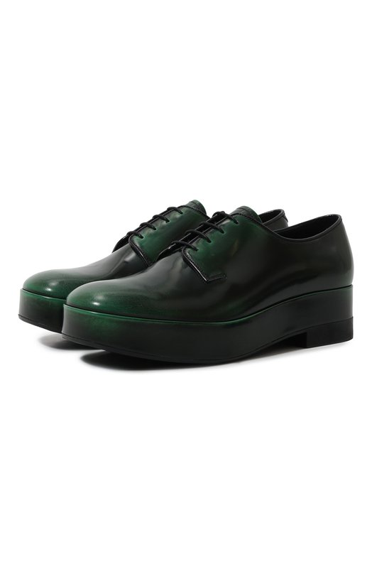 Где купить Кожаные дерби Prada Prada 