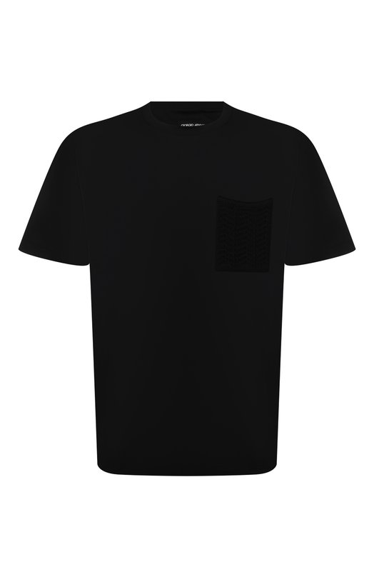 Где купить Хлопковая футболка Giorgio Armani Giorgio Armani 