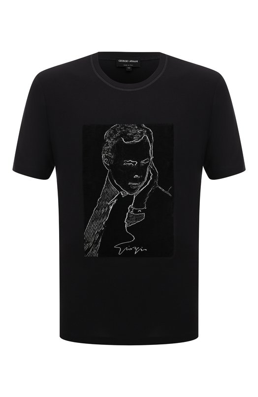 Где купить Футболка из вискозы Giorgio Armani Giorgio Armani