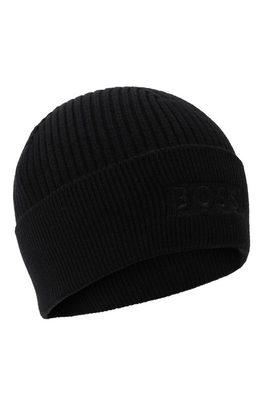 Где купить Шапка из хлопка и шерсти BOSS Boss Hugo Boss