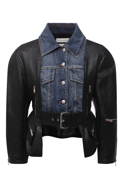 Где купить Кожаный жакет Alexander McQueen Alexander McQueen