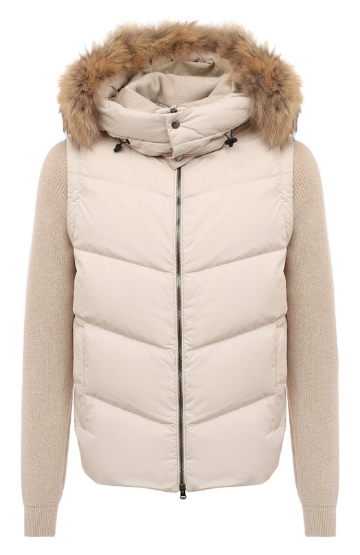 Где купить Комбинированная куртка Kiton Kiton