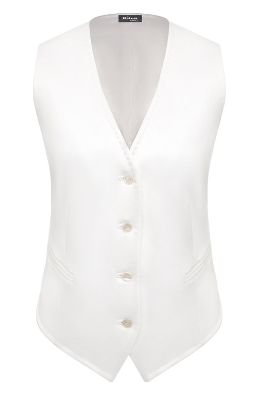 Где купить Жилет из шести и вискозы Kiton Kiton