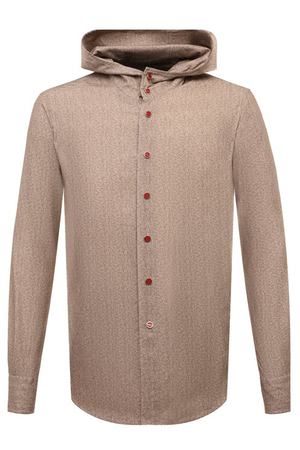 Хлопковая рубашка Kiton