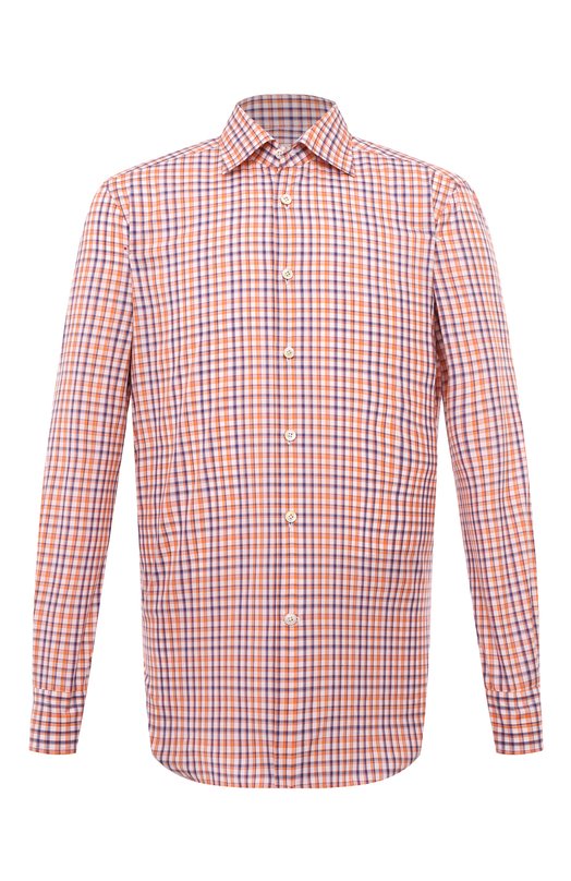 Где купить Хлопковая рубашка Kiton Kiton