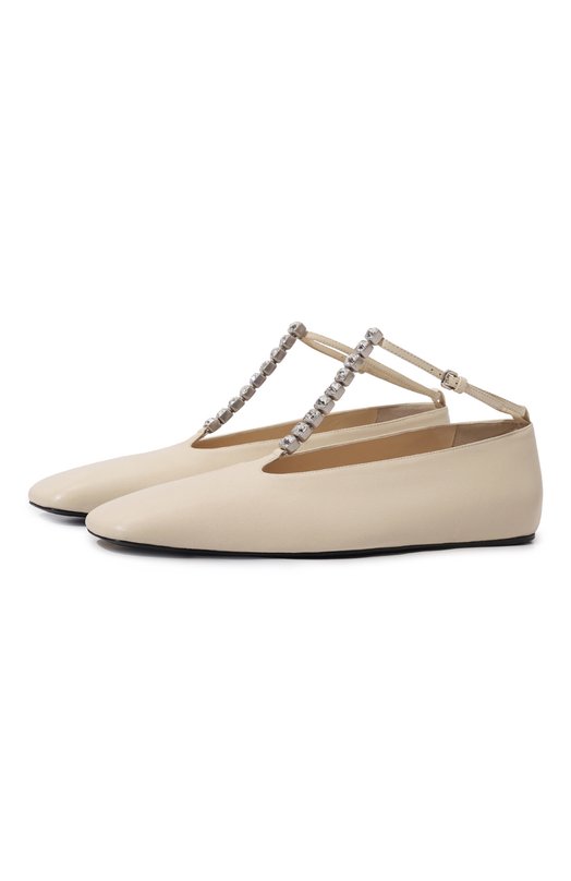 Где купить Кожаные балетки Jil Sander Jil Sander 