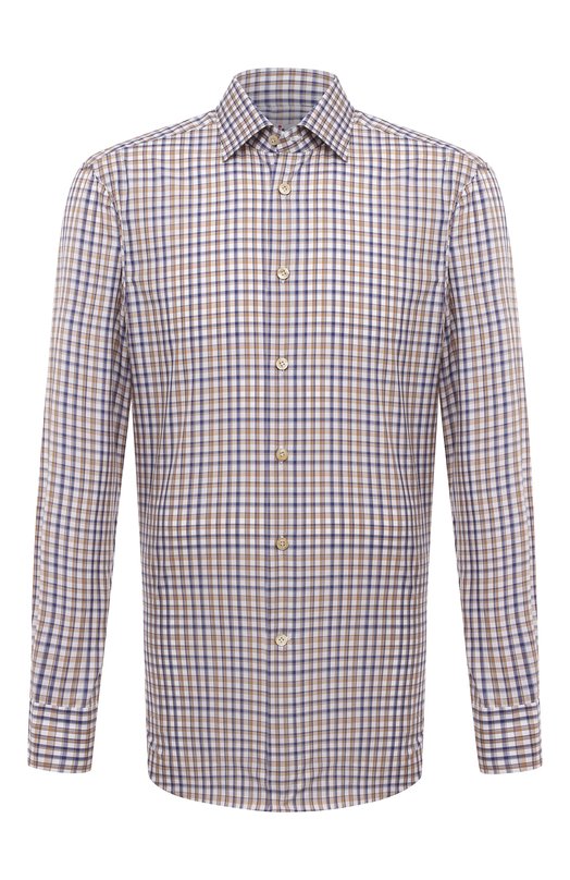 Где купить Хлопковая рубашка Kiton Kiton