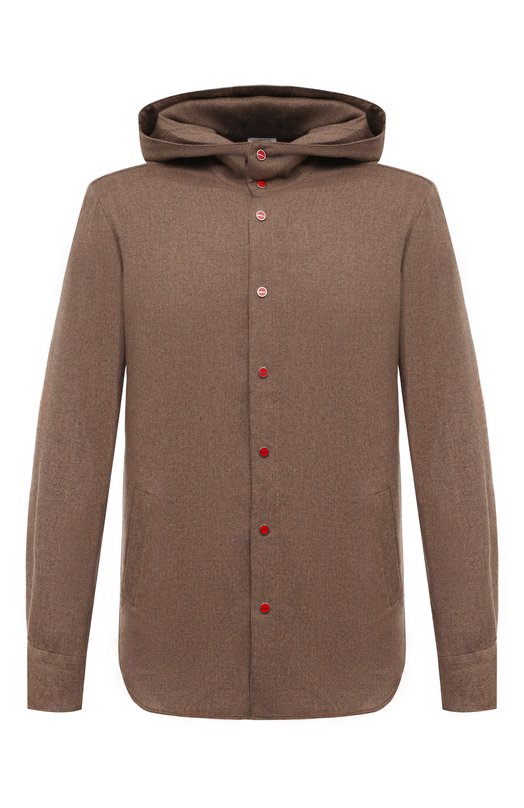 Где купить Хлопковая рубашка Kiton Kiton