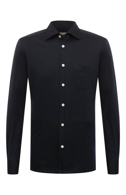 Где купить Хлопковая рубашка Kiton Kiton