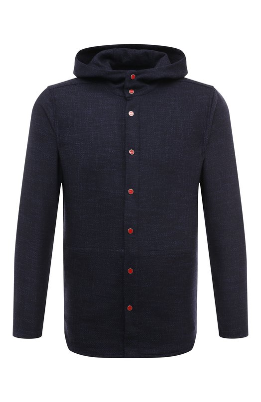 Где купить Рубашка из шерсти и шелка Kiton Kiton 