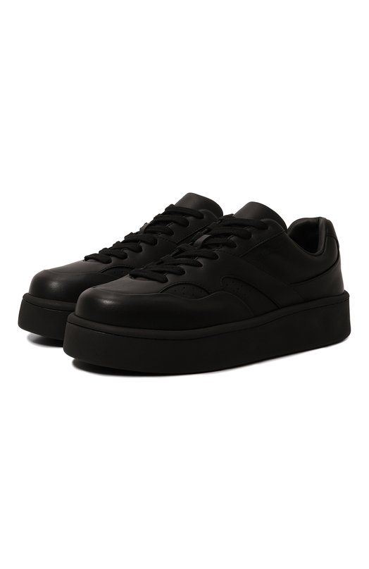 Где купить Кожаные кеды Jil Sander Jil Sander