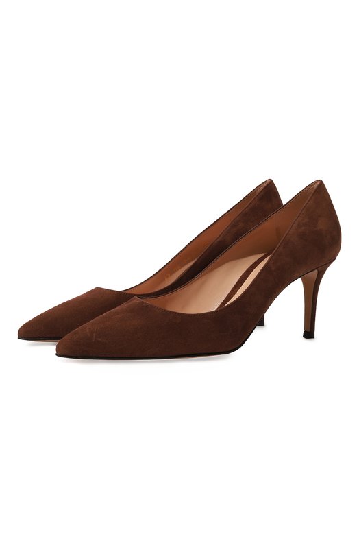 Где купить Замшевые туфли Gianvito 70 Gianvito Rossi Gianvito Rossi