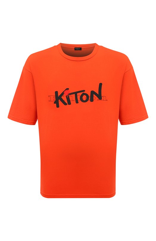 Где купить Хлопковая футболка Kiton Kiton