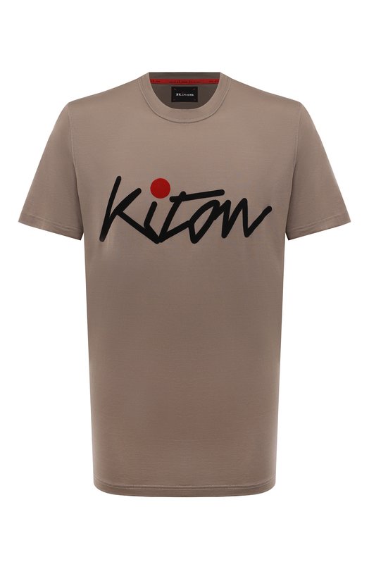 Где купить Хлопковая футболка Kiton Kiton