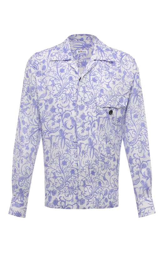 Где купить Льняная рубашка Kiton Kiton