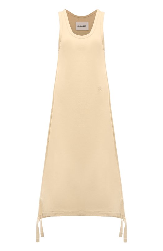 Где купить Хлопковое платье Jil Sander Jil Sander