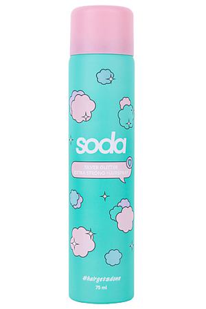 SODA Лак для волос с серебристыми блестками Silver Glitter Extra Strong Hairspray #hairgetsdone