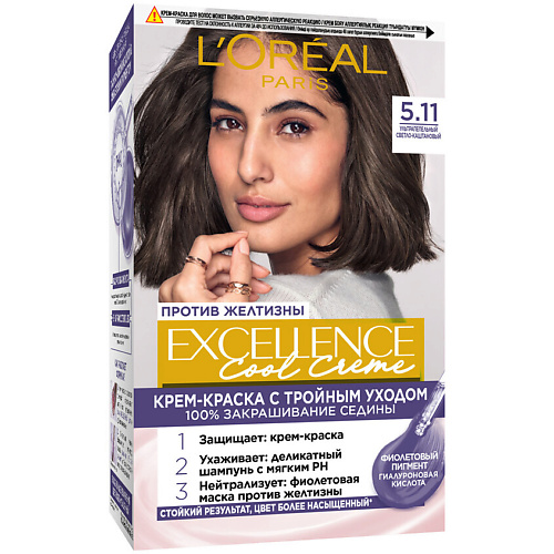 Где купить L'ORÉAL PARIS Стойкая крем-краска для волос Excellence Cool Creme L'Oreal Paris