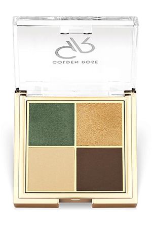 GOLDEN ROSE Тени для век QUATTRO eyeshadow palette