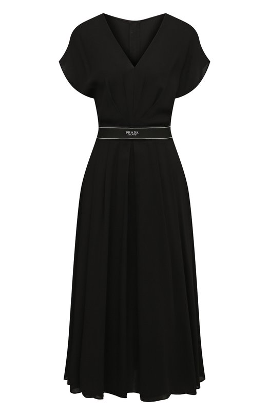 Где купить Платье из вискозы Prada Prada 