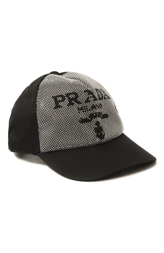 Где купить Бейсболка с отделкой стразами Prada Prada