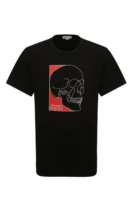 Где купить Хлопковая футболка Alexander McQueen Alexander McQueen