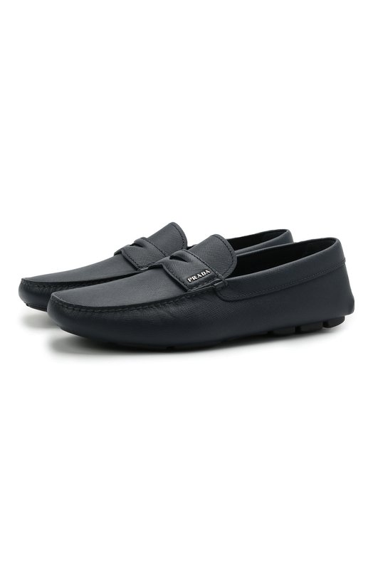 Где купить Кожаные мокасины Prada Prada