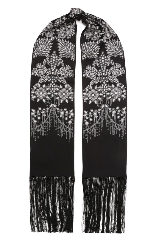 Где купить Шелковый шарф Alexander McQueen Alexander McQueen