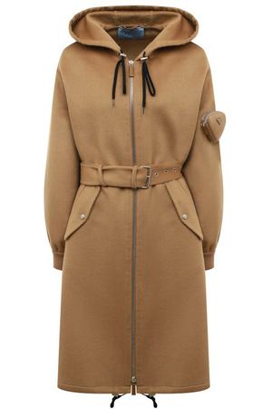 Шерстяное пальто Prada