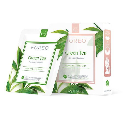 Где купить FOREO Очищающая маска для лица Green Tea для UFO 6.0 Foreo