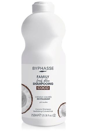 BYPHASSE Шампунь FAMILY FRESH DELICE Кокос для окрашенных волос 750.0