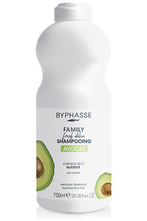 BYPHASSE Шампунь FAMILY FRESH DELICE Авокадо для сухих волос 750.0