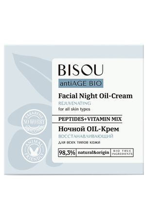 BISOU Ночной крем для лица Восстанавливающий для всех типов кожи 50.0