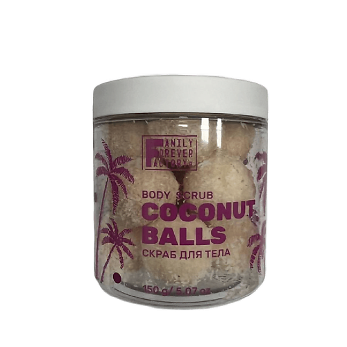 Где купить FAMILY FOREVER FACTORY Скраб для тела "COCONUT BALLS" Hand Made 150.0 Family Forever Factory
