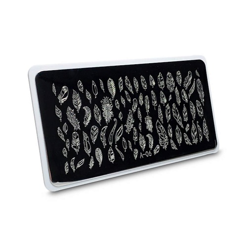 Где купить AEROPUFFING Пластина для стемпинга Stamping Plate Перья AEROPUFFING