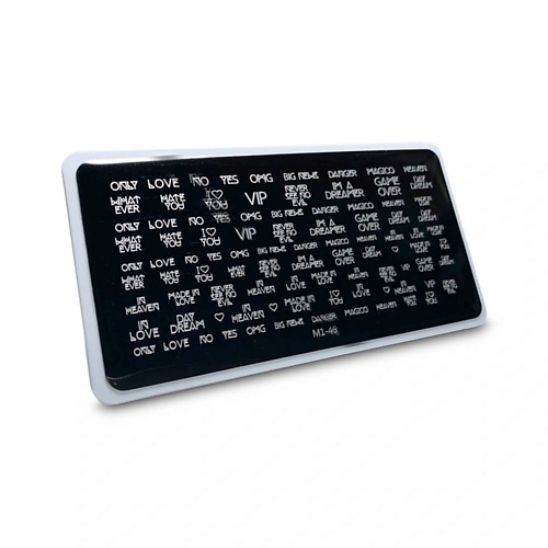 Где купить AEROPUFFING Пластина для стемпинга Stamping Plate Надписи №2 AEROPUFFING