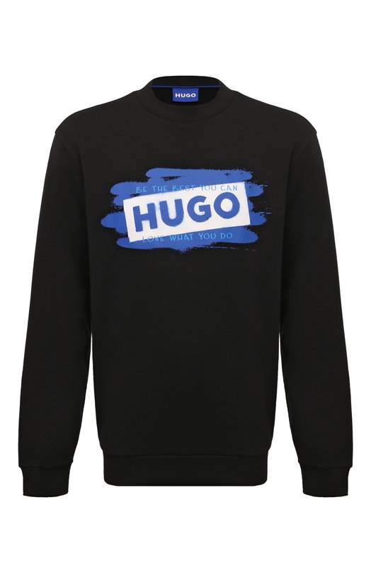 Где купить Хлопковый свитшот HUGO Blue HUGO Blue