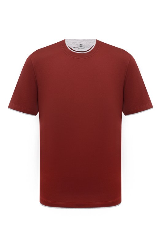 Где купить Хлопковая футболка Brunello Cucinelli Brunello Cucinelli