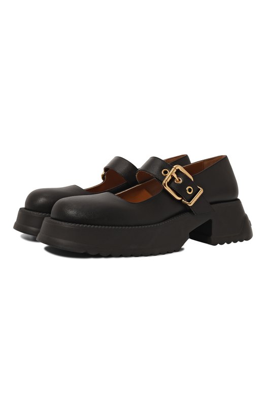 Где купить Кожаные туфли Mary Jane Marni Marni